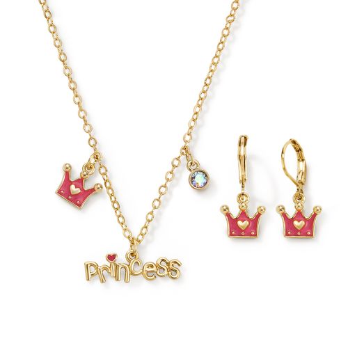 Estuche Collar + Aretes Little Princess