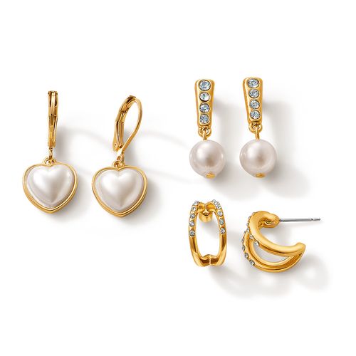 Set de Aretes x3 Royal Pearls
