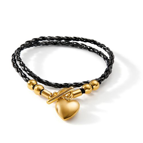 Pulsera Gold Leather