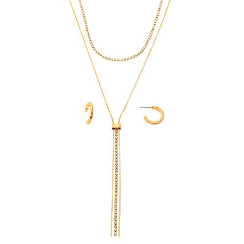 Set Collar + Aretes Sparkling Night