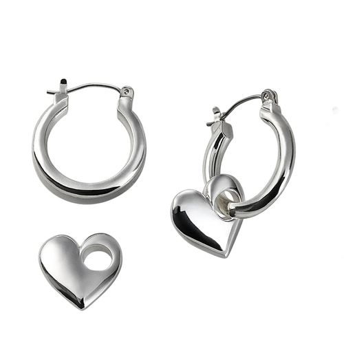 Argollas Silver Amour