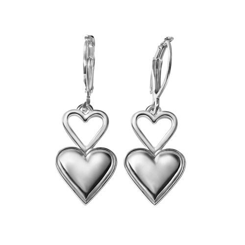 Aretes Heart On Fire