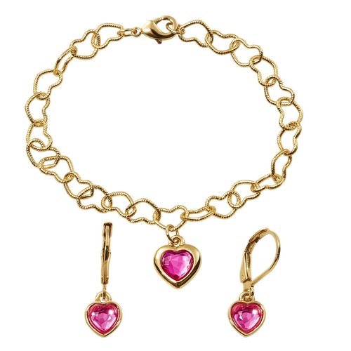 Set Pulsera + Aretes Princess Glow
