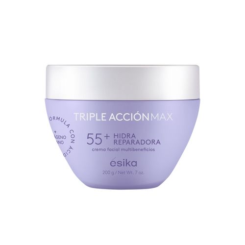Crema facial Hidra Reparadora Triple Acción Max 55+ 120g