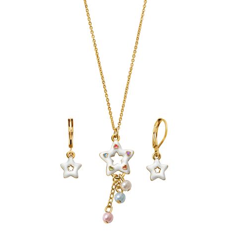 Set Collar + Aretes Party Star