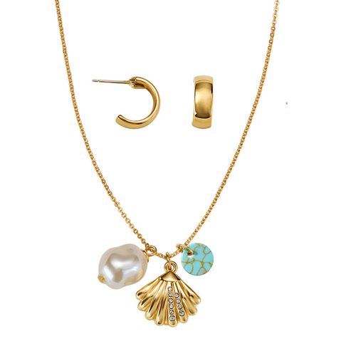 Set Collar + Aretes Summer Paradise