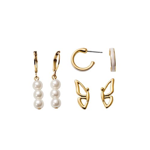 Set Aretes x3 Butterfly Sky